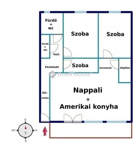 Eladó családi ház, Dunaharasztin 77.9 M Ft, 4 szobás