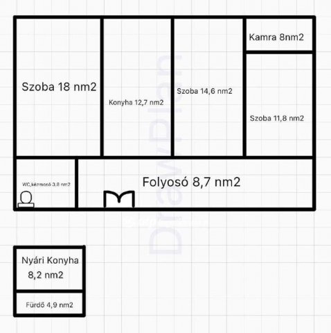 Eladó családi ház, Dunaföldváron 14.5 M Ft, 3 szobás