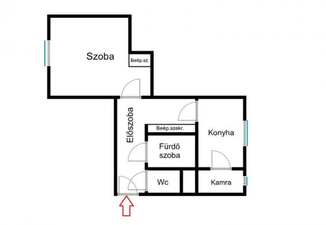 Eladó téglalakás, Békéscsabán 23.9 M Ft, 1 szobás