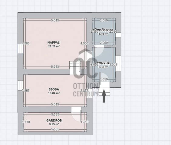 Eladó téglalakás, Kecskeméten 42.9 M Ft, 2 szobás