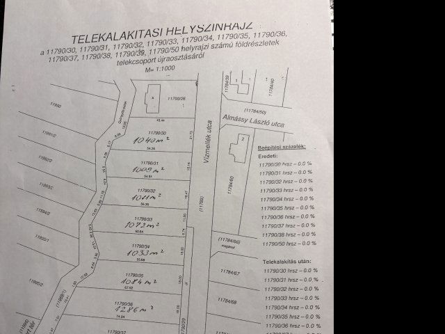 Eladó telek, Szombathelyen 46.8 M Ft / költözzbe.hu