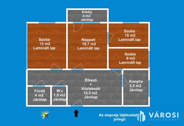 Eladó panellakás, Szegeden 74.9 M Ft, 4 szobás