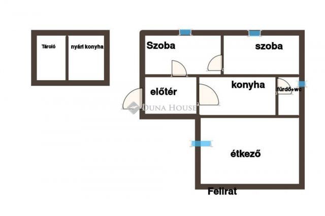 Eladó családi ház, Csikérián 5.99 M Ft, 2 szobás
