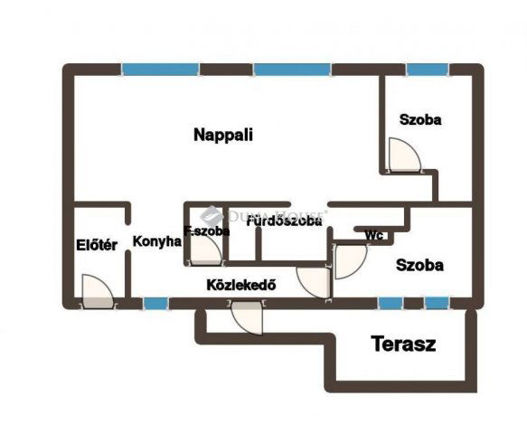 Kiadó téglalakás, albérlet, Debrecenben, Piac utcában, 3 szobás