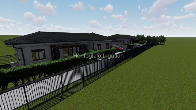 Eladó ikerház, Nyírpazonyon 76 M Ft, 4 szobás