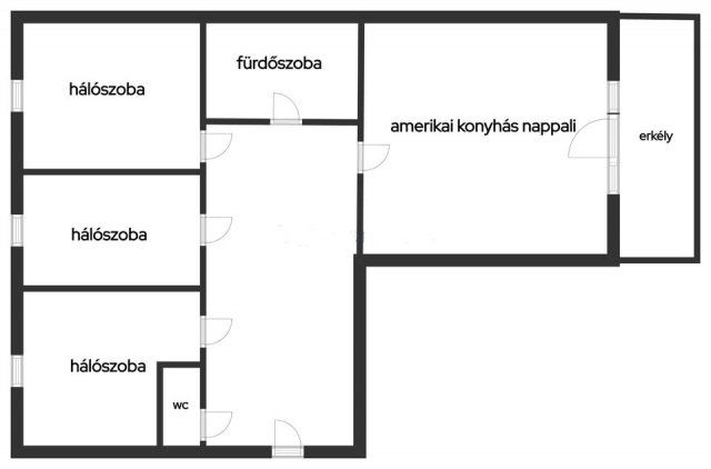 Eladó panellakás, Pécsett 59.8 M Ft, 3+1 szobás