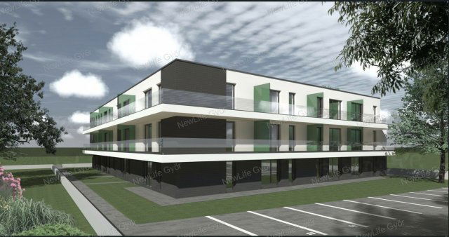 Eladó téglalakás, Győrött 57.9 M Ft, 2 szobás