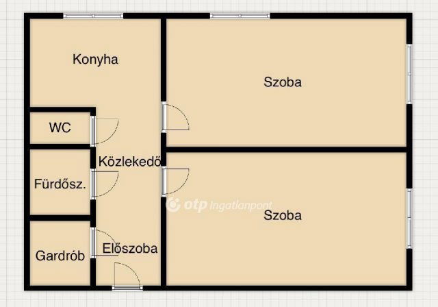 Eladó panellakás, Budapesten, III. kerületben 69.9 M Ft, 2 szobás