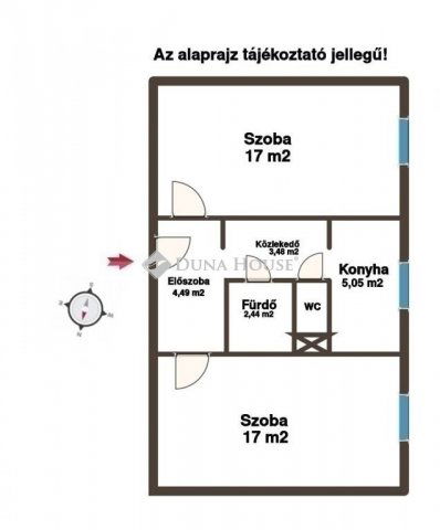 Eladó panellakás, Budapesten, III. kerületben 58.7 M Ft, 2 szobás