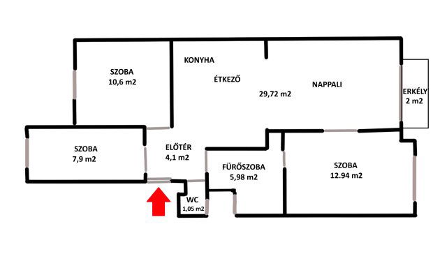 Eladó téglalakás, Budapesten, XIV. kerületben 94.9 M Ft