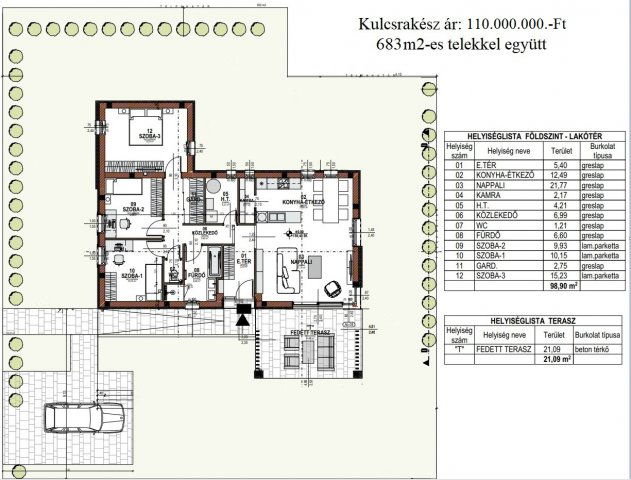 Eladó családi ház, Nagycenken 110 M Ft, 4 szobás