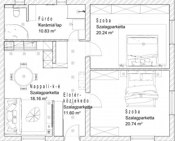 Eladó téglalakás, Érden 89 M Ft, 3 szobás