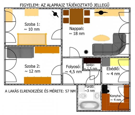 Eladó téglalakás, Debrecenben 66.9 M Ft, 3 szobás