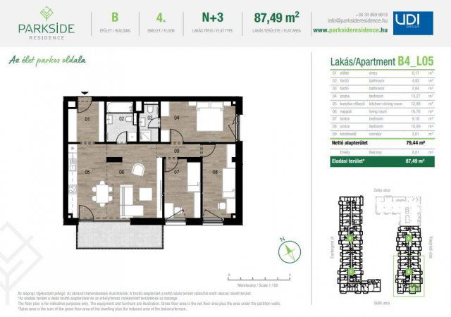 Eladó téglalakás, XIII. kerületben, Visegrádi utcában