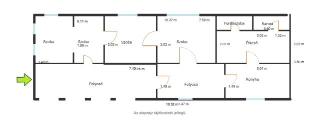Eladó családi ház, Tótkomlóson 21.9 M Ft, 3 szobás