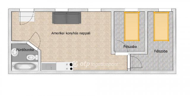 Eladó téglalakás, Budapesten, IX. kerületben 37.9 M Ft