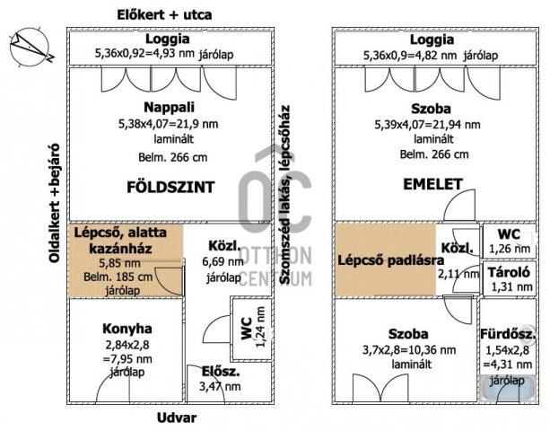 Eladó téglalakás, Csanádpalotán 24.9 M Ft, 3 szobás