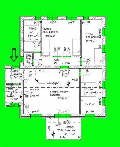 Eladó családi ház, Dunaharasztin 94.99 M Ft, 4 szobás