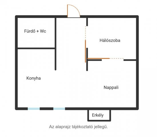 Eladó téglalakás, Zalaegerszegen 27.99 M Ft, 1+1 szobás