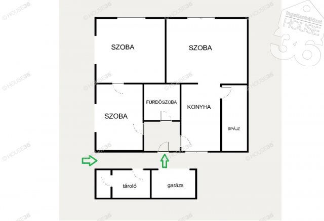 Eladó családi ház, Kecskeméten 45 M Ft, 3 szobás