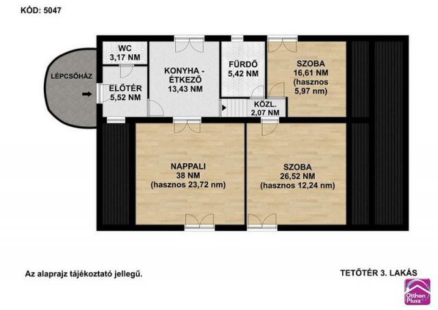 Eladó téglalakás, Érden 69.9 M Ft, 3 szobás