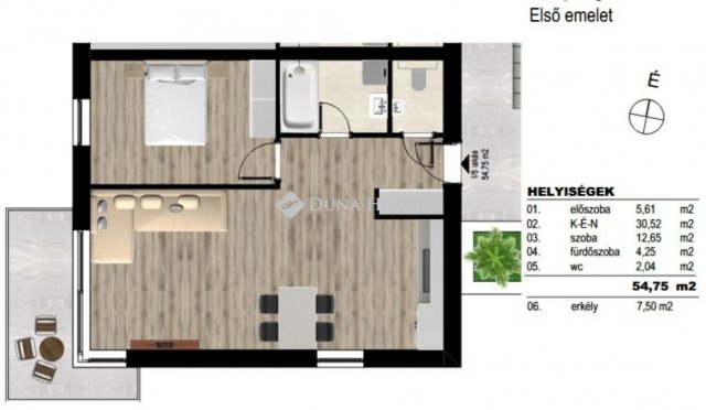 Eladó téglalakás, Debrecenben 72.9 M Ft, 2 szobás