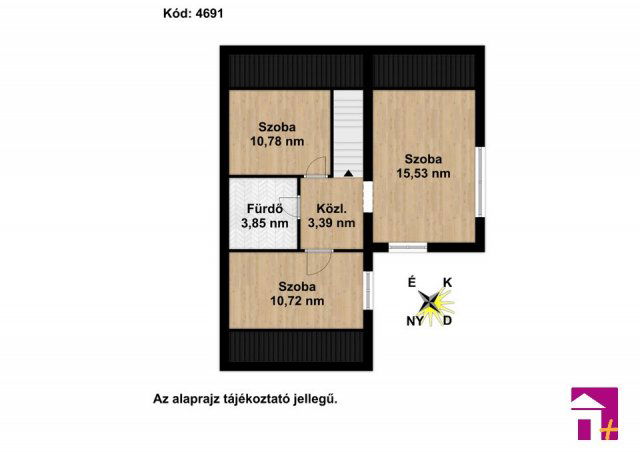 Eladó ikerház, Érden 78 M Ft, 4 szobás / költözzbe.hu