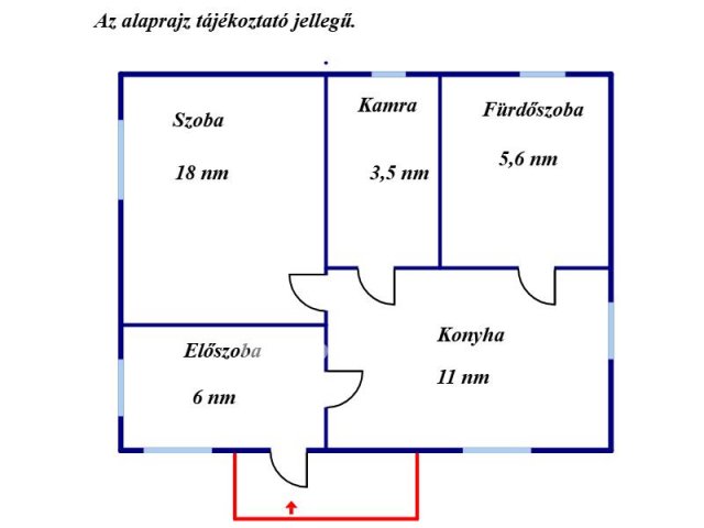 Eladó családi ház, Kőteleken 10.99 M Ft, 1 szobás