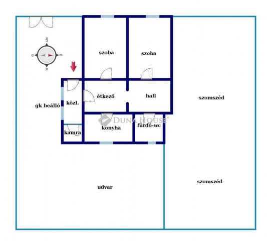 Eladó ikerház, Pécsett, Mohácsi úton 27.5 M Ft, 2 szobás