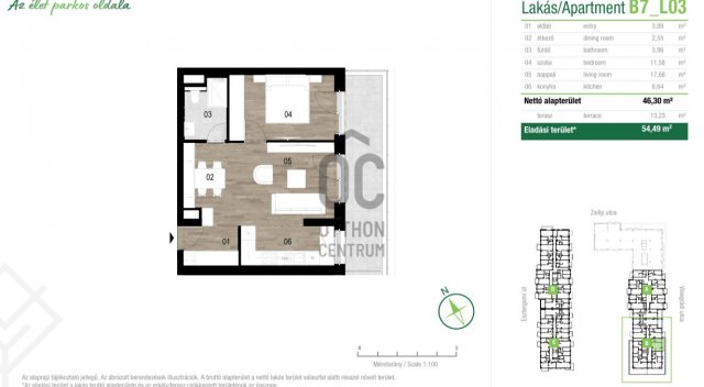 Eladó téglalakás, Budapesten, XIII. kerületben 110.966 M Ft