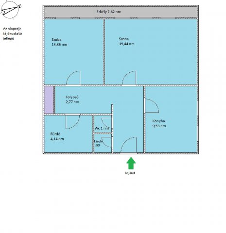 Eladó téglalakás, Budapesten, XIII. kerületben 79.99 M Ft