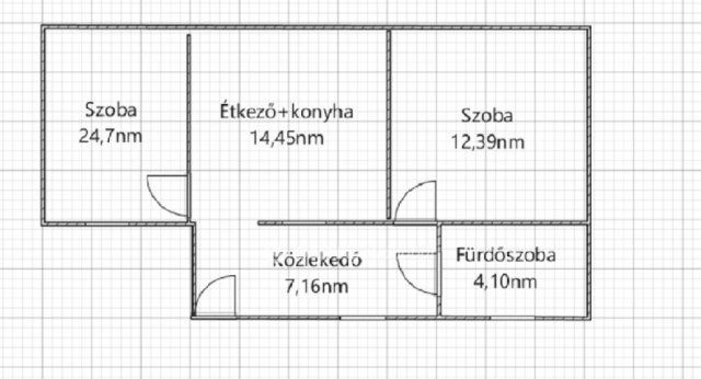 Eladó sorház, Várvölgyön 8.5 M Ft, 2 szobás