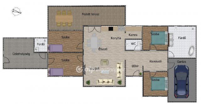 Eladó családi ház, Ráckevén 190 M Ft, 6 szobás