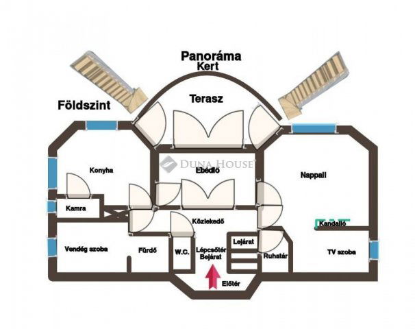 Eladó családi ház, Budapesten, II. kerületben 389 M Ft, 5 szobás