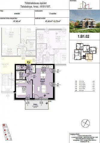 Eladó téglalakás, Tatabányán, Petőfi Sándor utcában