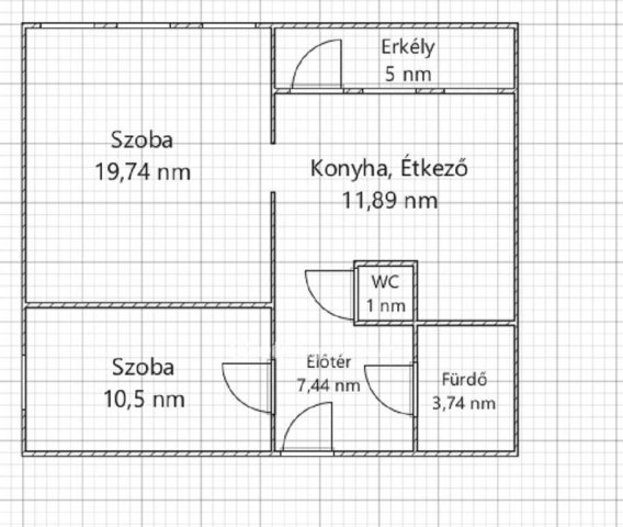 Eladó téglalakás, Ajkán 44.5 M Ft, 1+1 szobás