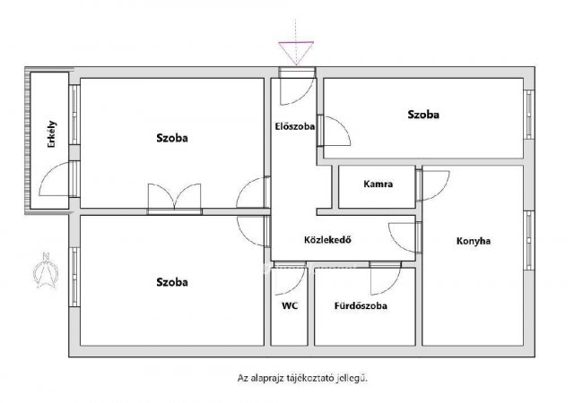 Eladó téglalakás, Kiskunfélegyházán 53.9 M Ft, 3 szobás