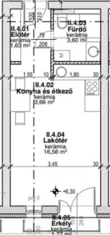 Eladó téglalakás, Nyíregyházán 30.8 M Ft, 1 szobás