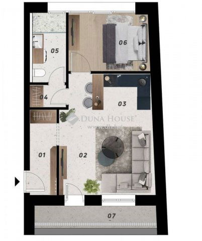 Eladó téglalakás, Zalaegerszegen 66.9 M Ft, 2 szobás