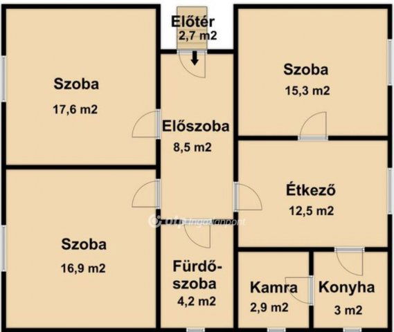 Eladó családi ház, Monostorpályin 39.999 M Ft, 3 szobás