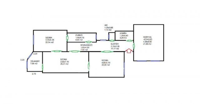 Eladó téglalakás, Budapesten, X. kerületben 88.7 M Ft