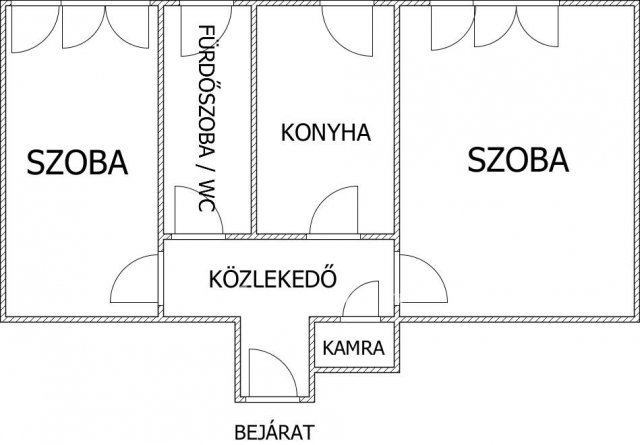 Eladó téglalakás, Egerben 42.9 M Ft, 2 szobás