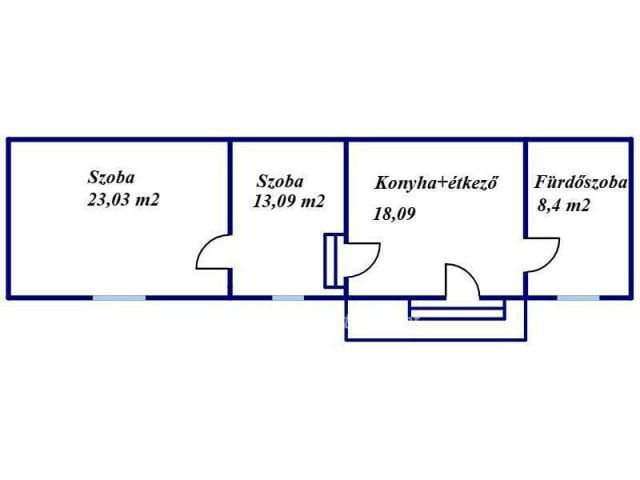 Eladó családi ház, Kiskassán 11.5 M Ft, 2 szobás