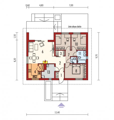 Eladó családi ház, Zalakaroson 45 M Ft, 8+1 szobás