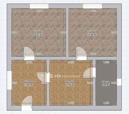 Eladó családi ház, Nagyvisnyón 15 M Ft, 2 szobás