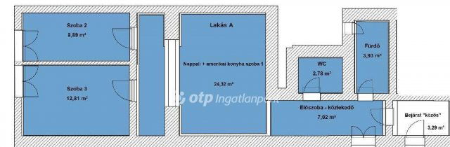 Eladó téglalakás, Budapesten, VI. kerületben 76 M Ft, 2+1 szobás