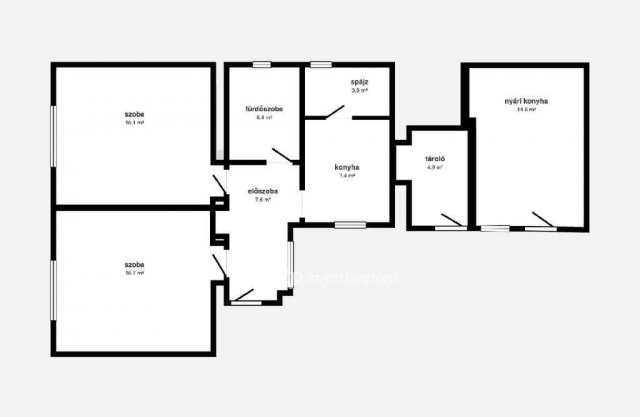 Eladó családi ház, Bogácson 32.5 M Ft, 2 szobás