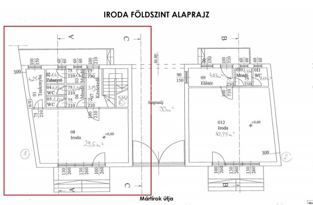 Kiadó iroda, Székesfehérvárott 250 E Ft / hó, 4 szobás