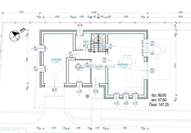 Eladó ikerház, Gyálon 144.9 M Ft, 5 szobás