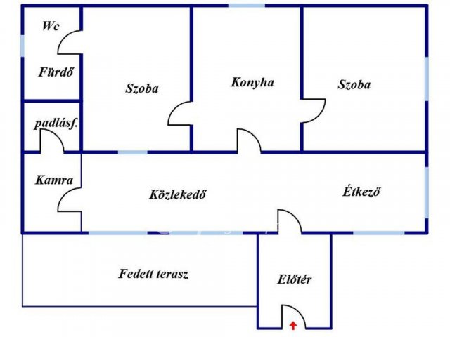 Eladó családi ház, Szabadegyházán 39.99 M Ft, 2 szobás